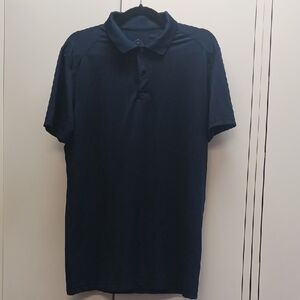 Lot Of 2 Large Bonobos Deep Blue And Black Polo Shirt